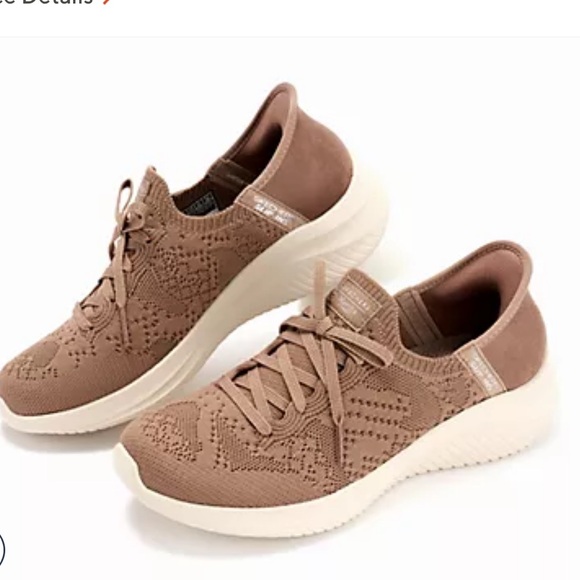 NEW Womens SKECHERS MARTHA STEWART SLIP-INS: ULTRA‎ FLEX 3.0 Mocha KNIT Shoes - Picture 7 of 13